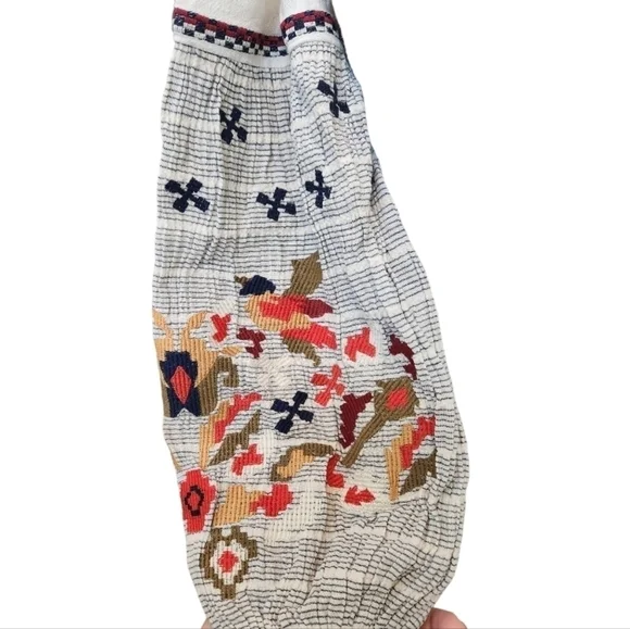 THML Women's Heather Gray Soft Top with Embroidered Arms, Small - Picture 7 of 14